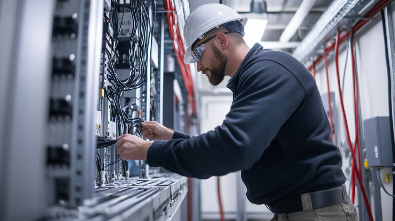 Instalação de Leito para Cabos Elétricos